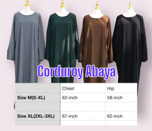 Load image into Gallery viewer, Corduroy Abaya
