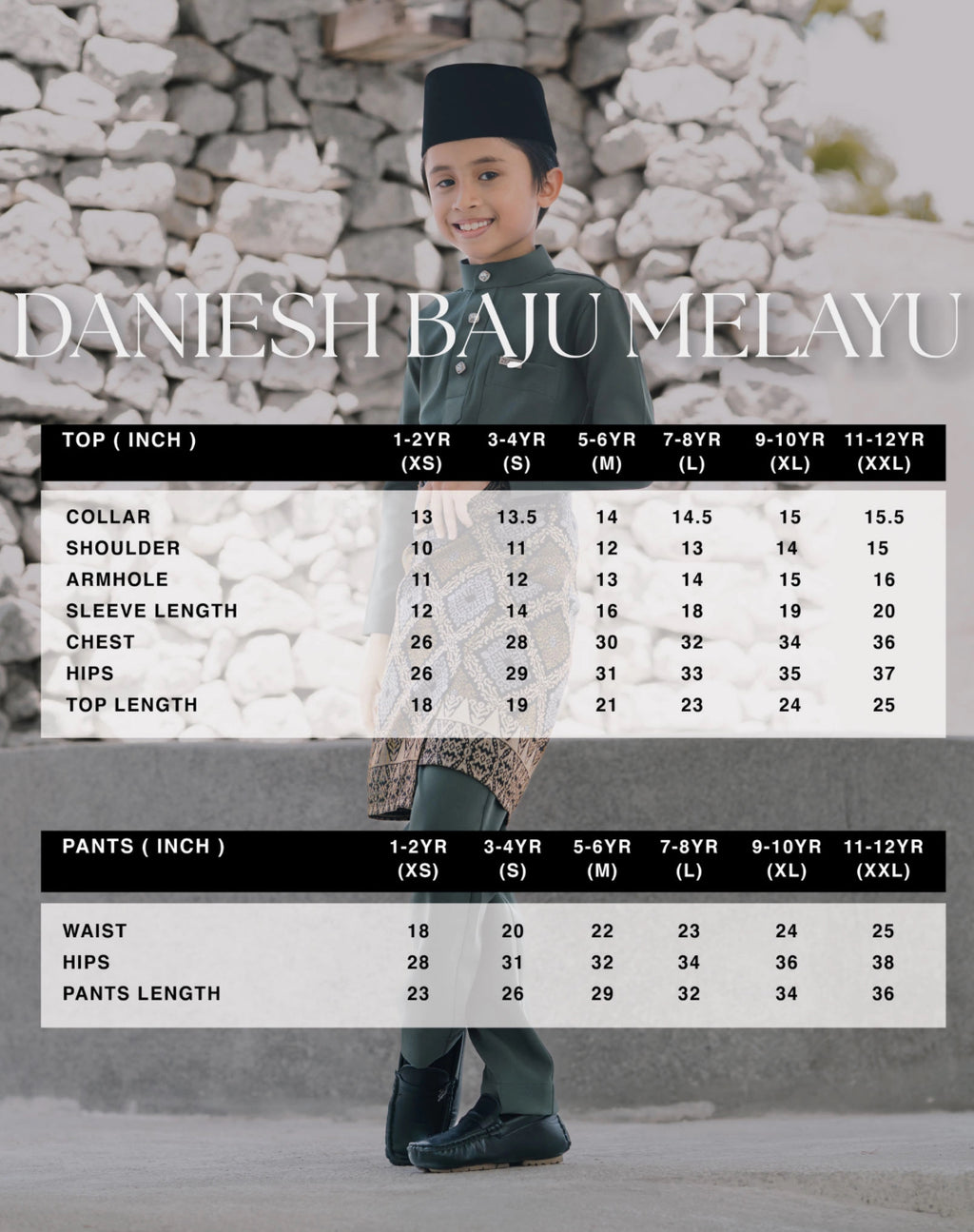 Daniesh Baju Melayu Boys(Pre-Order)