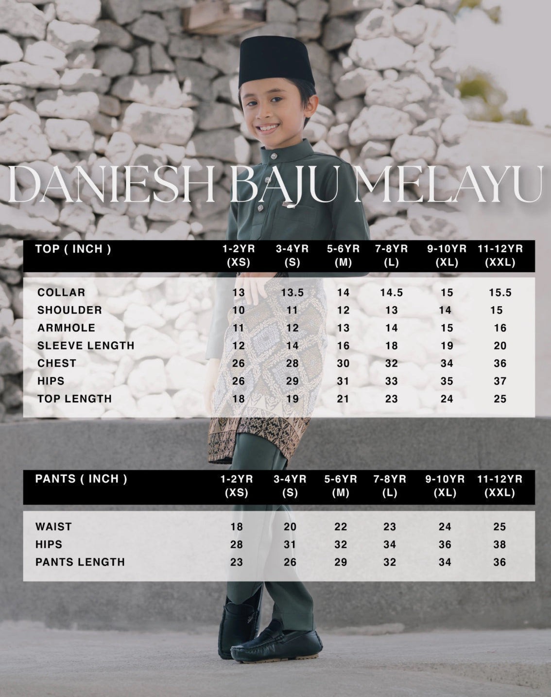 Daniesh Baju Melayu Boys(Pre-Order)