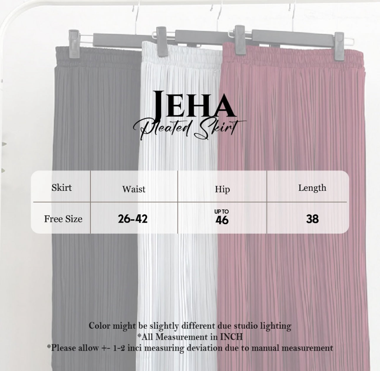 Jeha Pleated Skirt