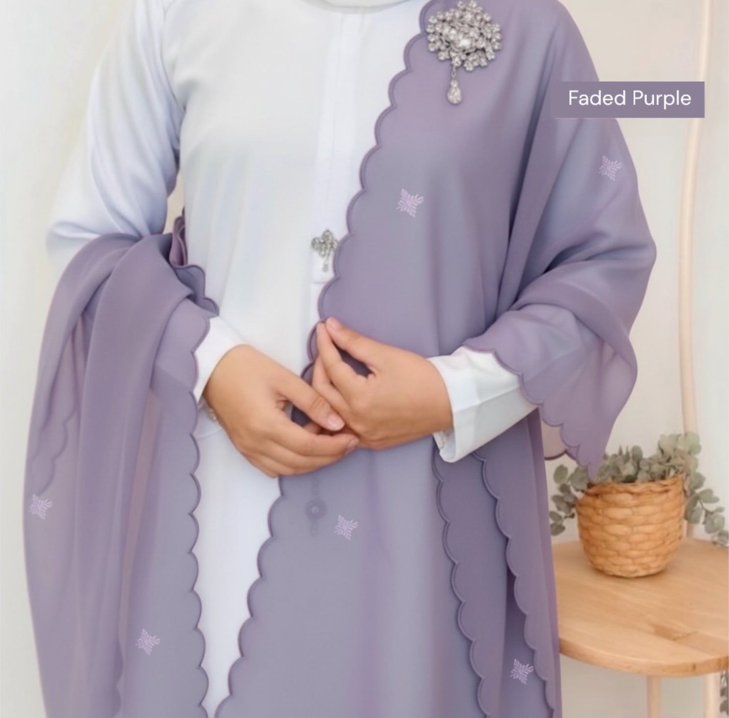 Organza Shawl/Selendang