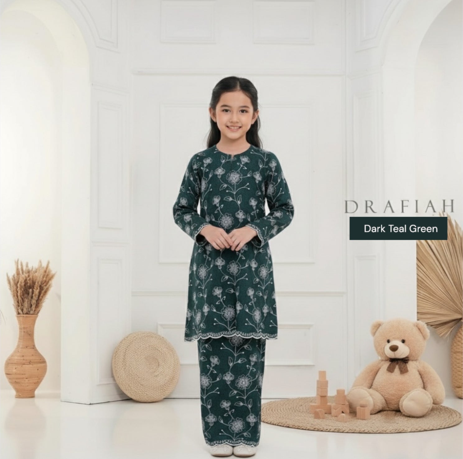 Drafiah Kurung Sulam Girls