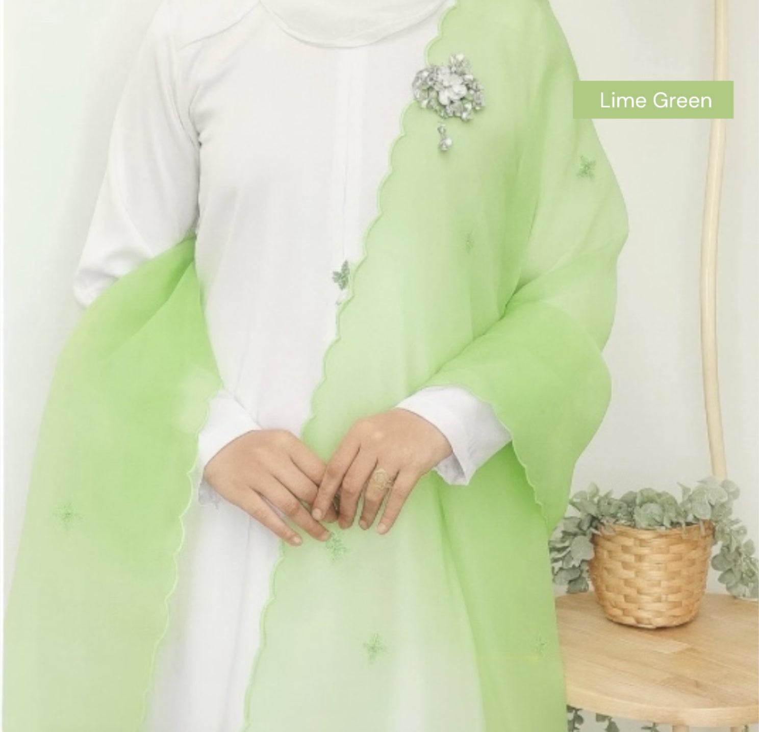 Organza Shawl/Selendang
