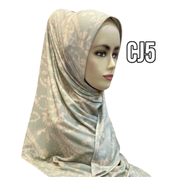 Fameera Cotton Jersey Printed(L)