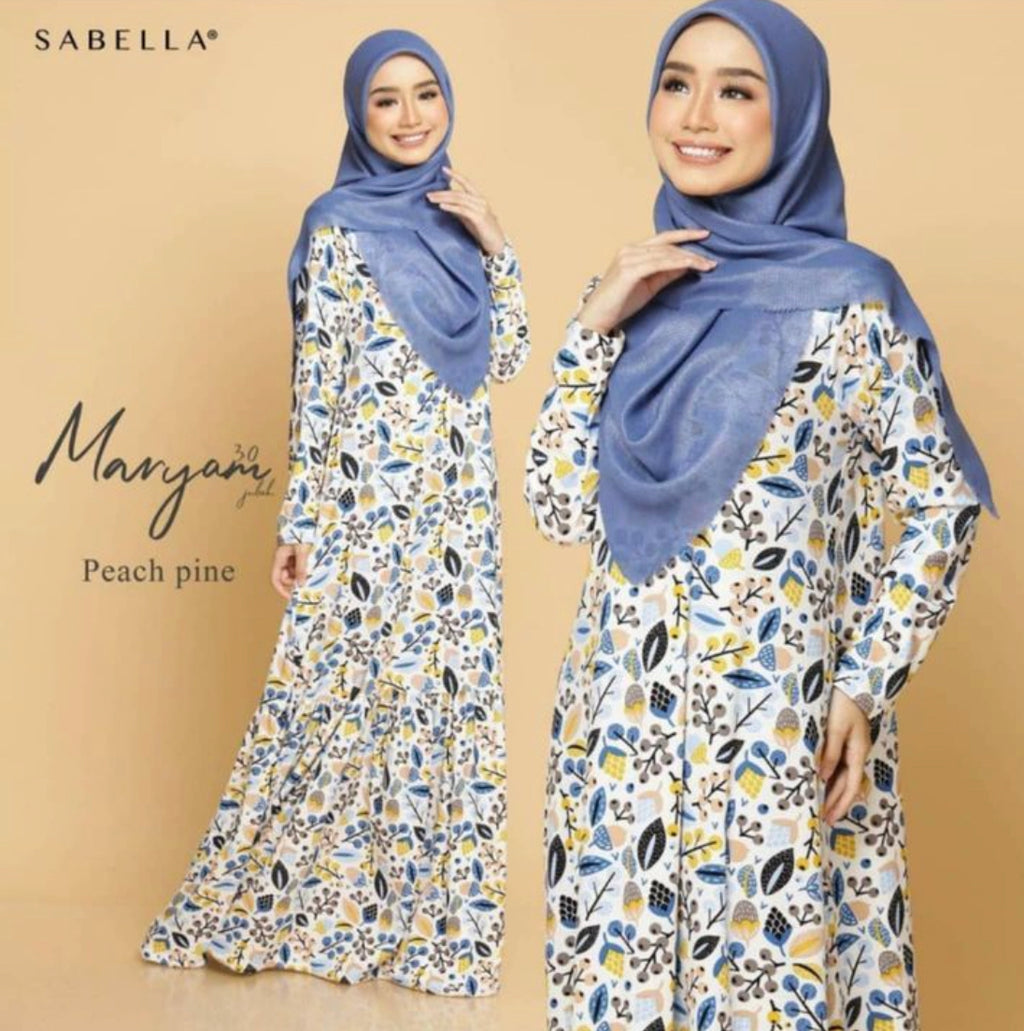 Maryam Printed Abaya