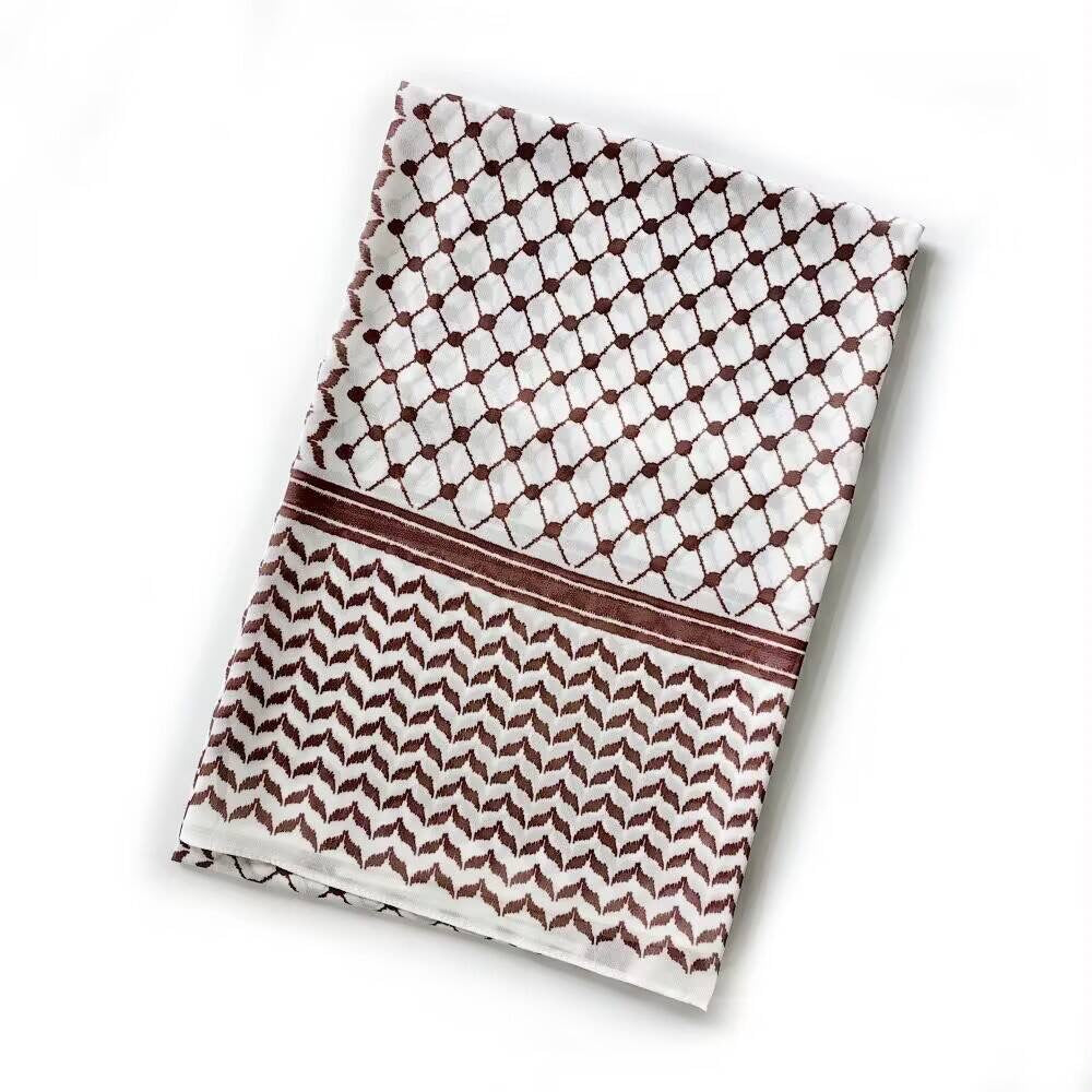 Keffiyeh designs shawls