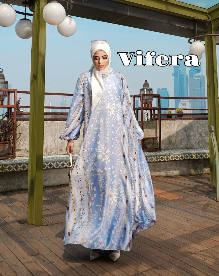 Printed Abaya