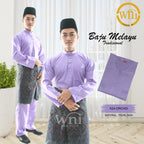 Baju Melayu ADULT WNI Standard size-Cekak Musang (Collar, buttons not included)