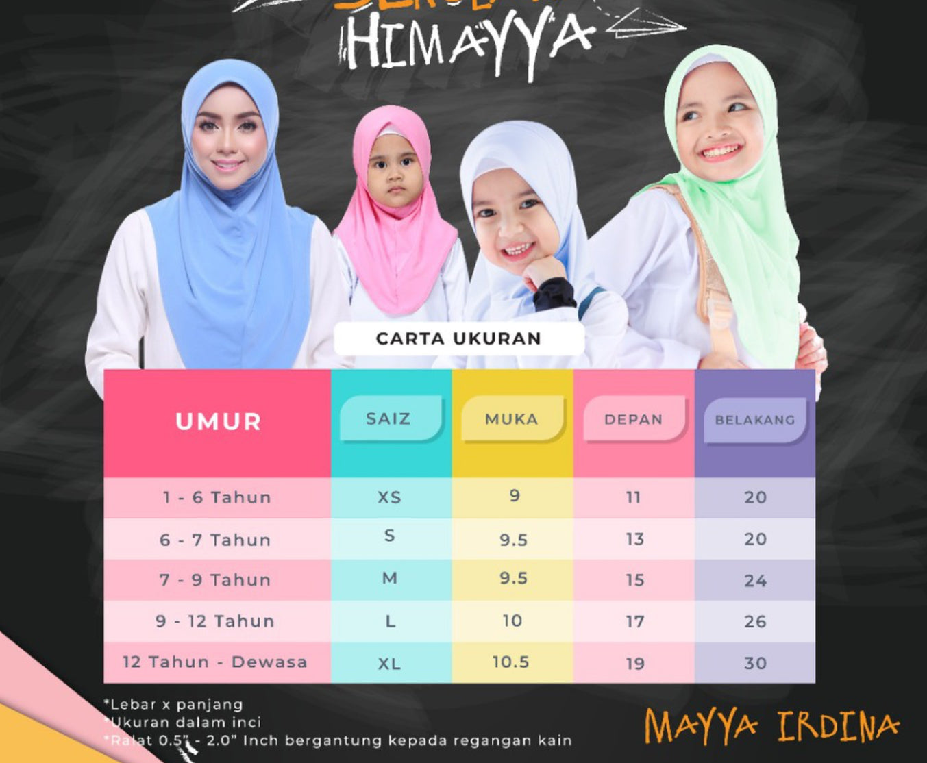 Girls Slip Ons Hijab