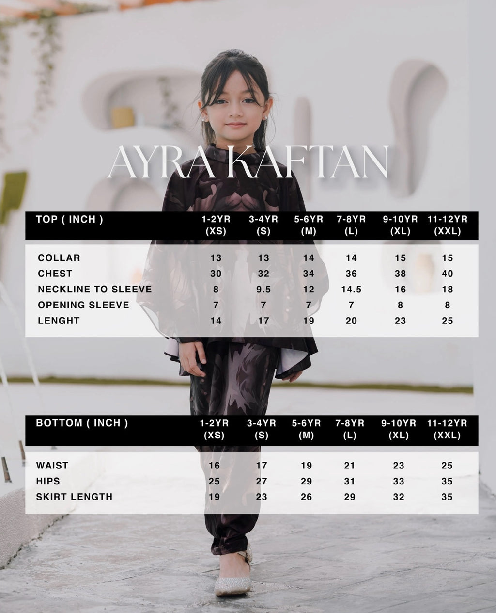 Bayu Kaftan Ayra Girls(Pre-Order)