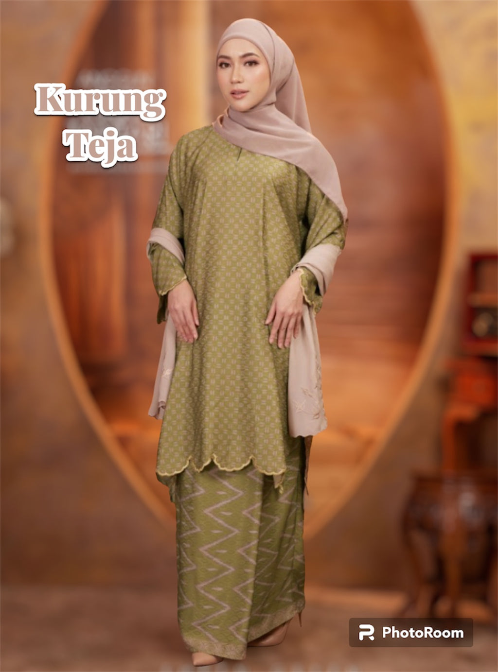 Kurung Teja(Only Sheen Green)