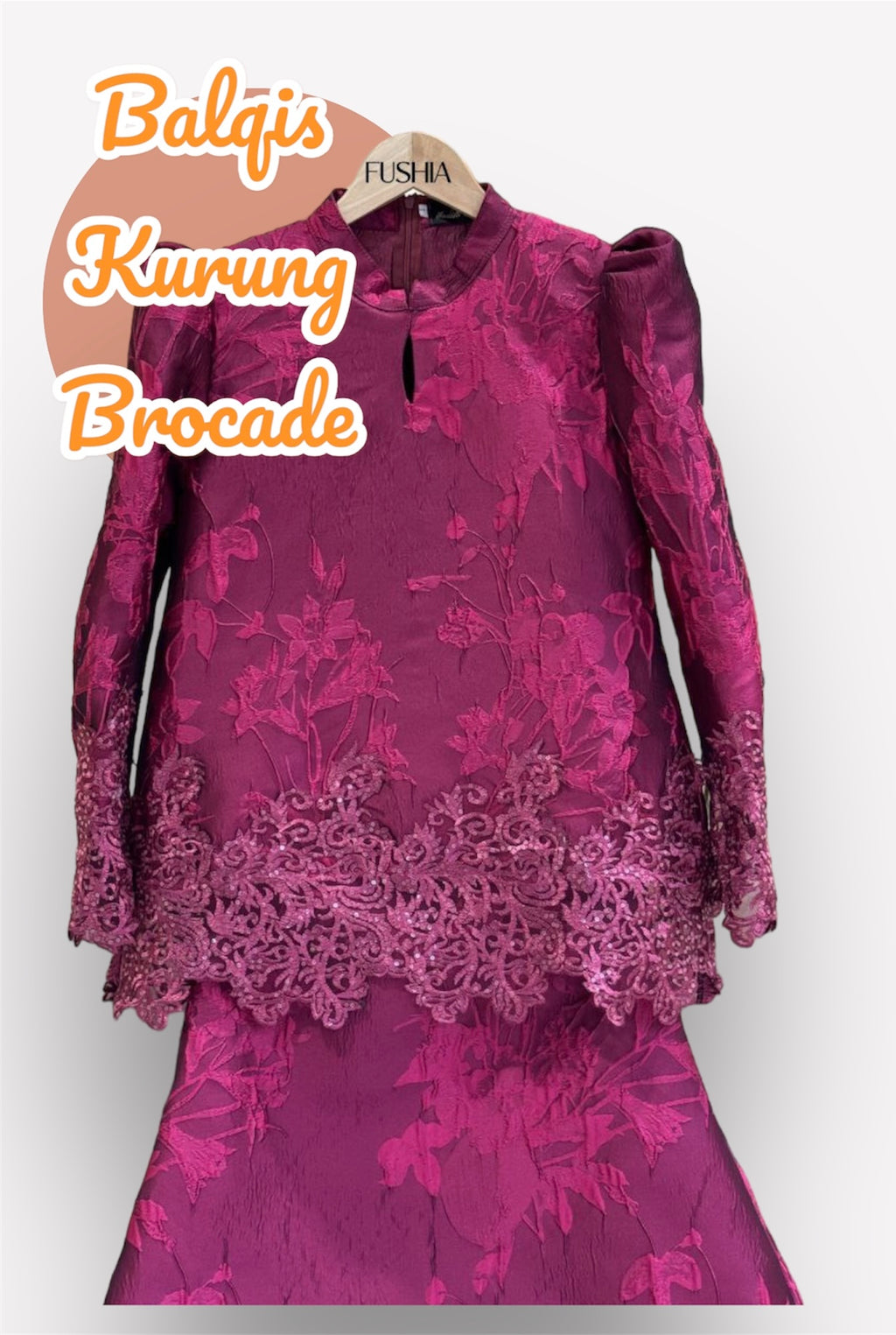 Balqis Brocade Kurung Kedah