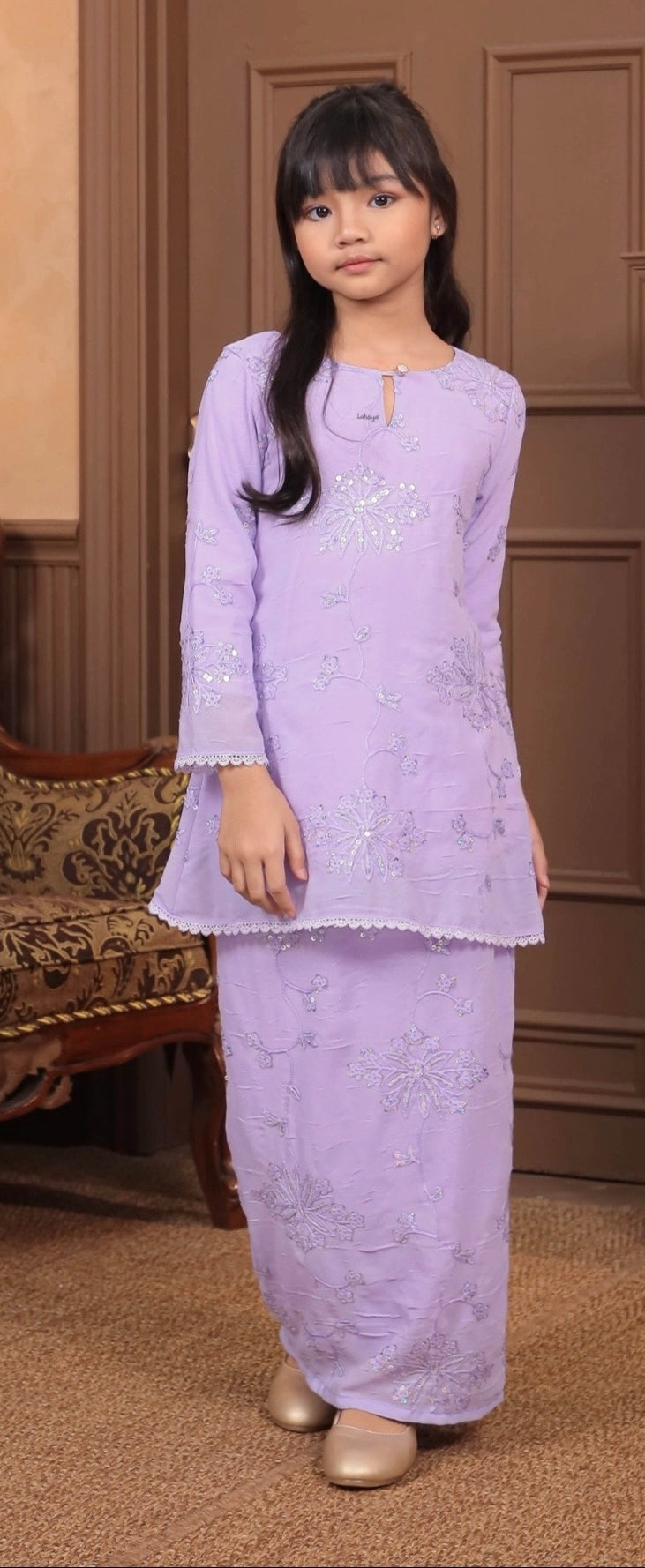 Kurung Riau Evellin girl