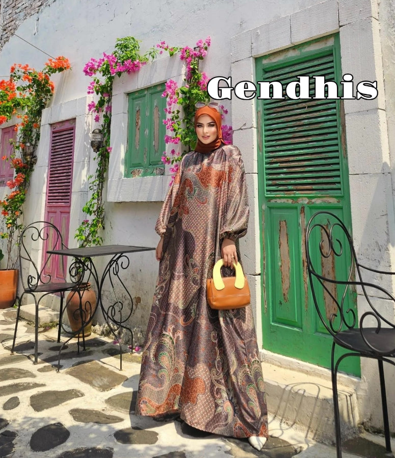 Printed Abaya