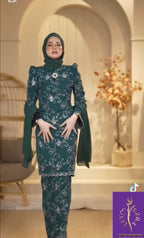 Delima Embroidery Kurung-Adult