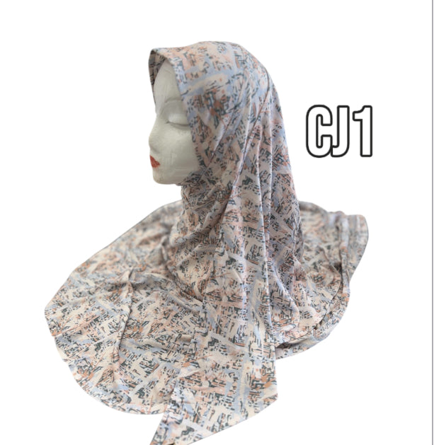 Fameera Cotton Jersey Printed(L)