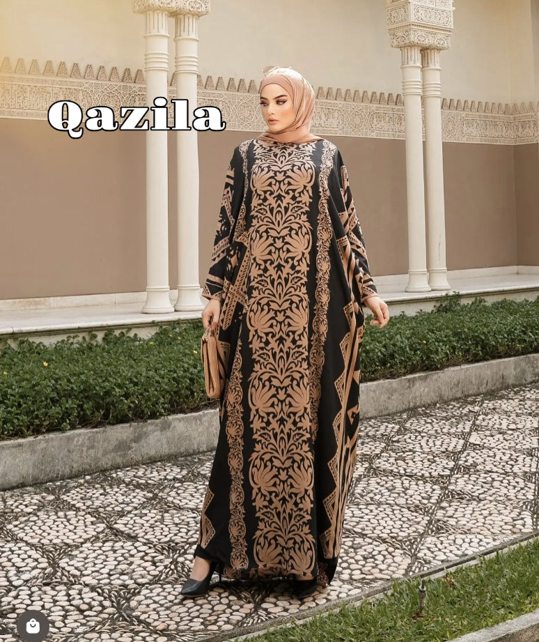 Printed Abaya
