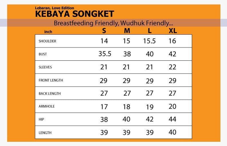 Kebaya Modern Songket Tenun Asli