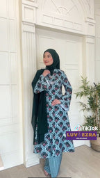 Quntom Kebaya-Adult only in yellow.  Kids in 3 colours