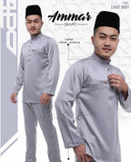 Baju Melayu Amar (SLIMFIT) Cekak Musang Buttons not included