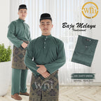 Baju Melayu ADULT WNI Standard size-Cekak Musang (Collar, buttons not included)