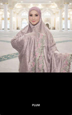 Telekung Mahsuri Emboss