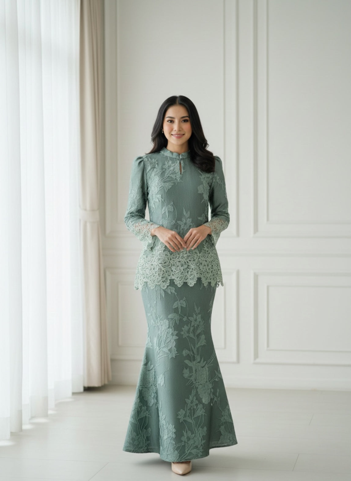 Balqis Brocade Kurung Kedah