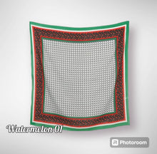 Load image into Gallery viewer, Watermelon Bawal (Square Shawl)
