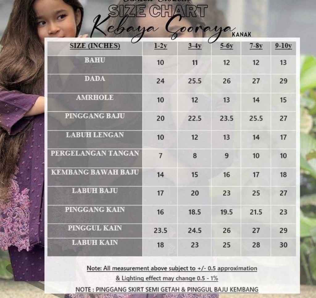 Kebaya Sooraya KIDS