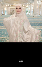 Telekung Mahsuri Emboss