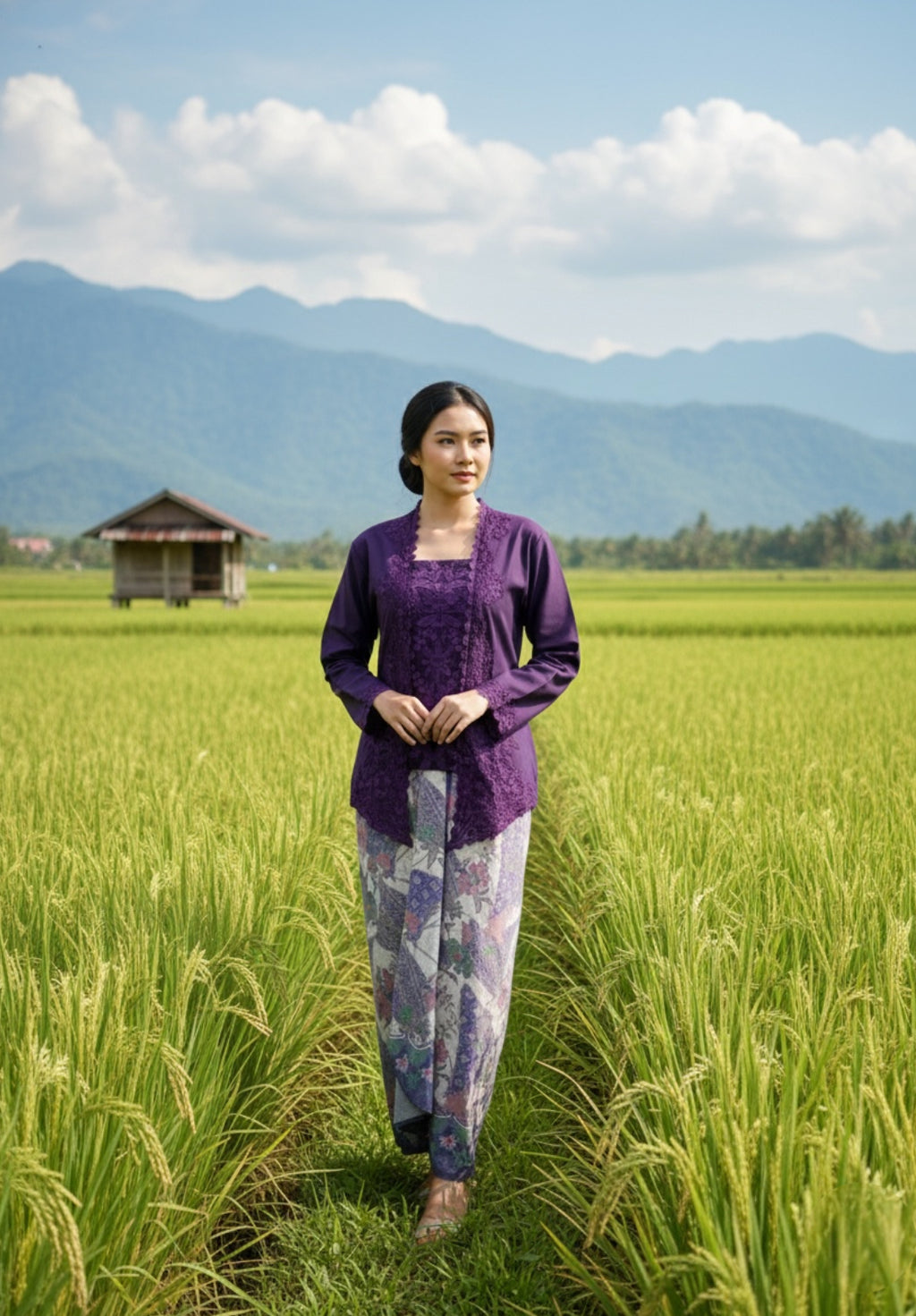 Kebaya Embun Kutu Baru