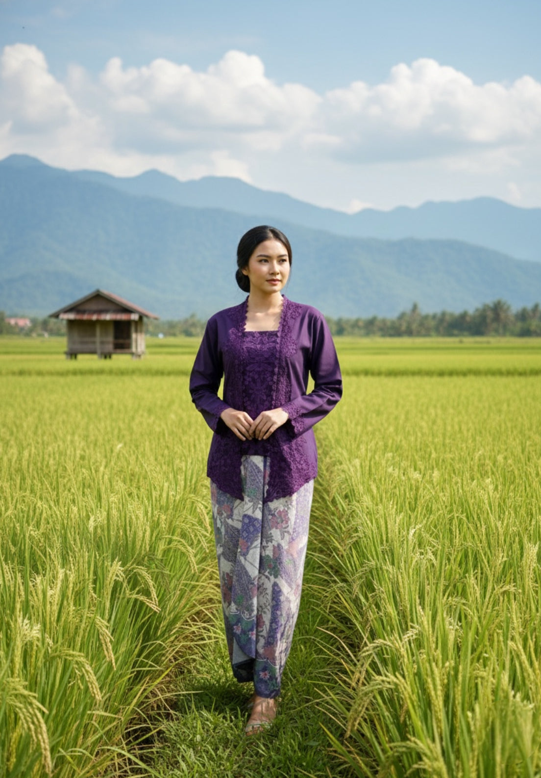 Kebaya Embun Kutu Baru