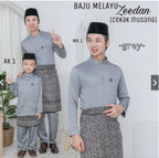 Baju Melayu ZEEDAN Adult-Cekak Musang(buttons not included)