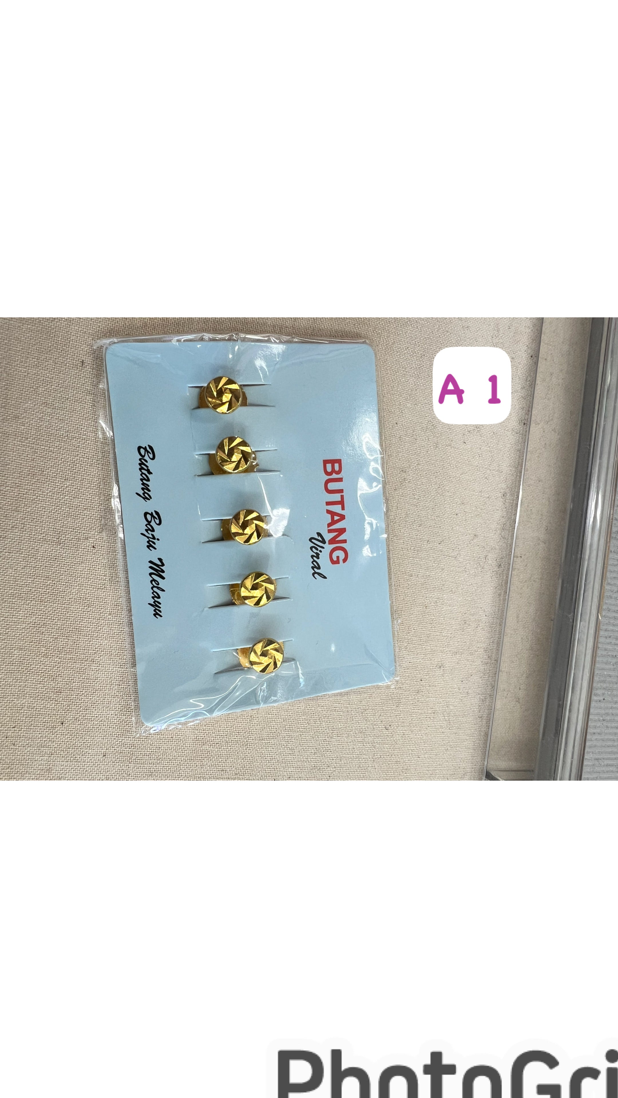 Butang Baju Melayu simple