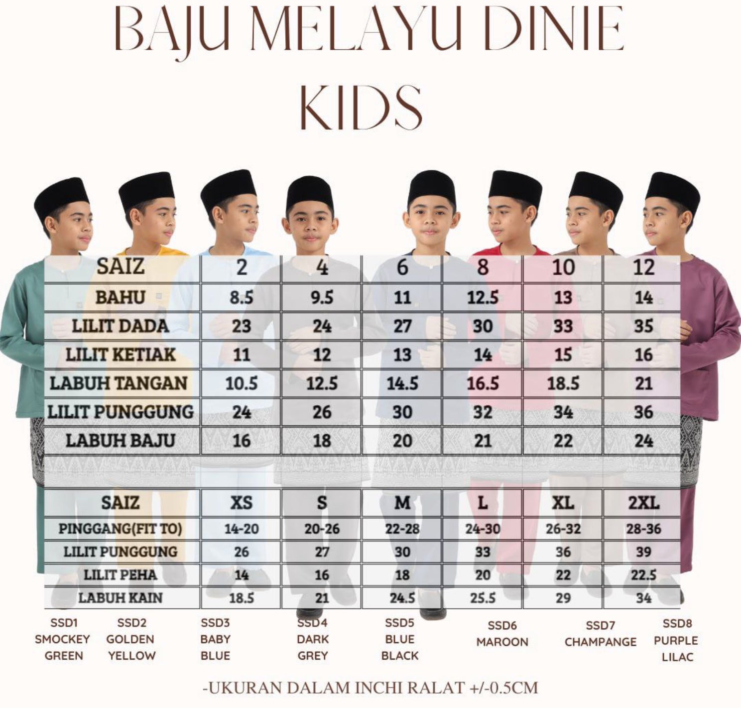 Baju Melayu Aduka/Dinie