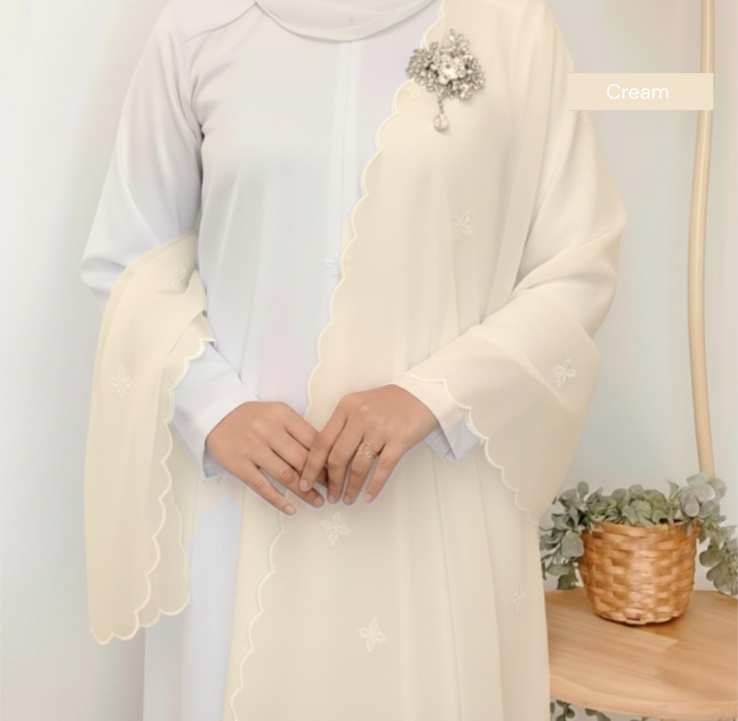 Organza Shawl/Selendang