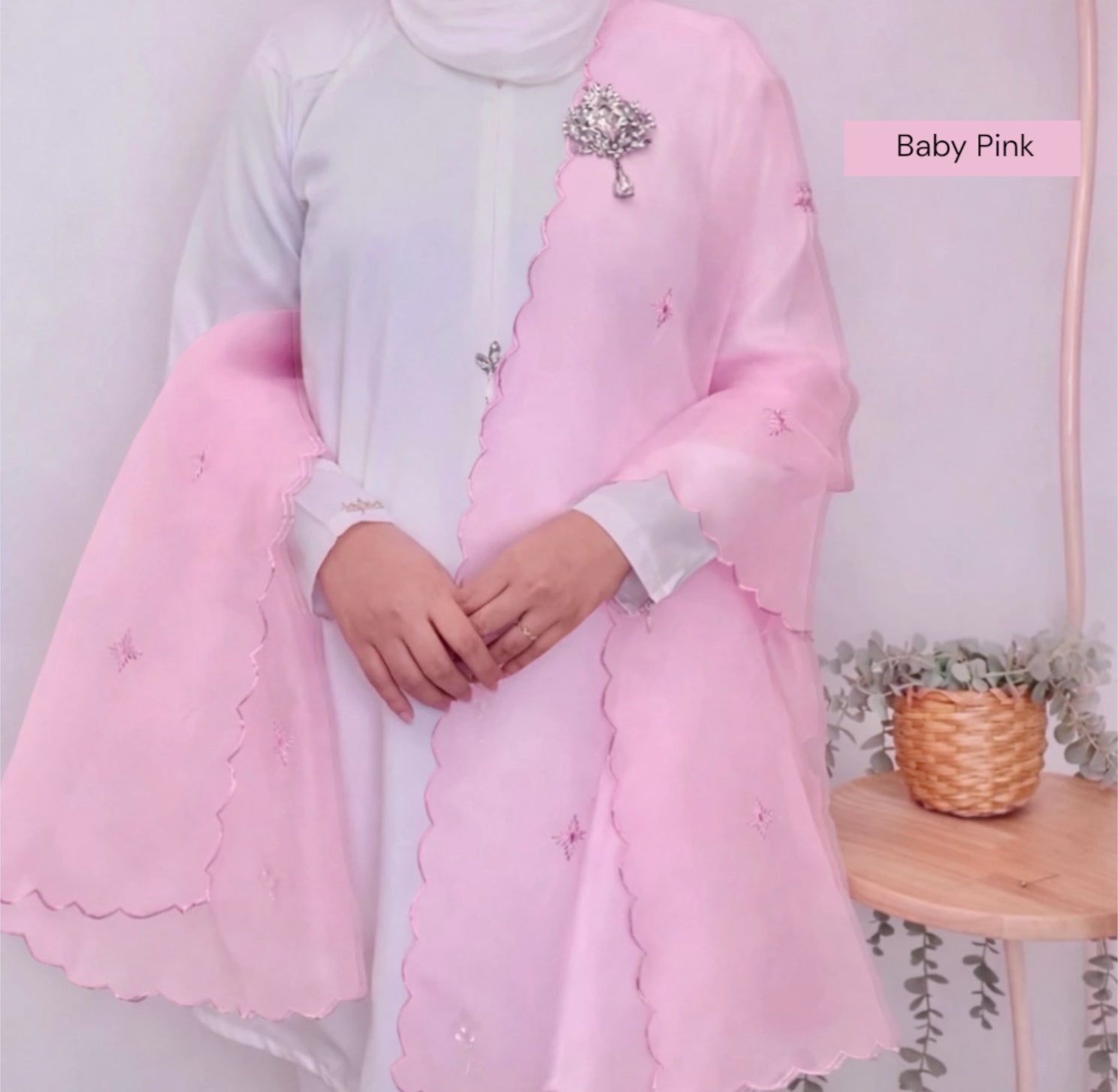 Organza Shawl/Selendang