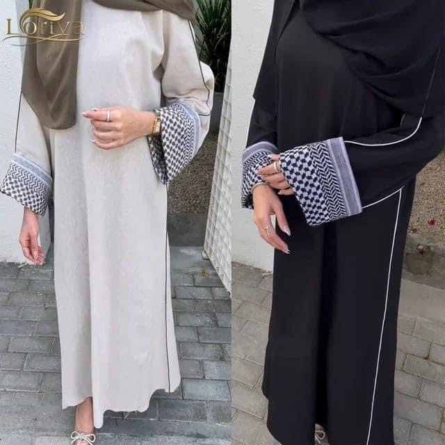 Keffiyeh inspired Abaya(excluding shawl)