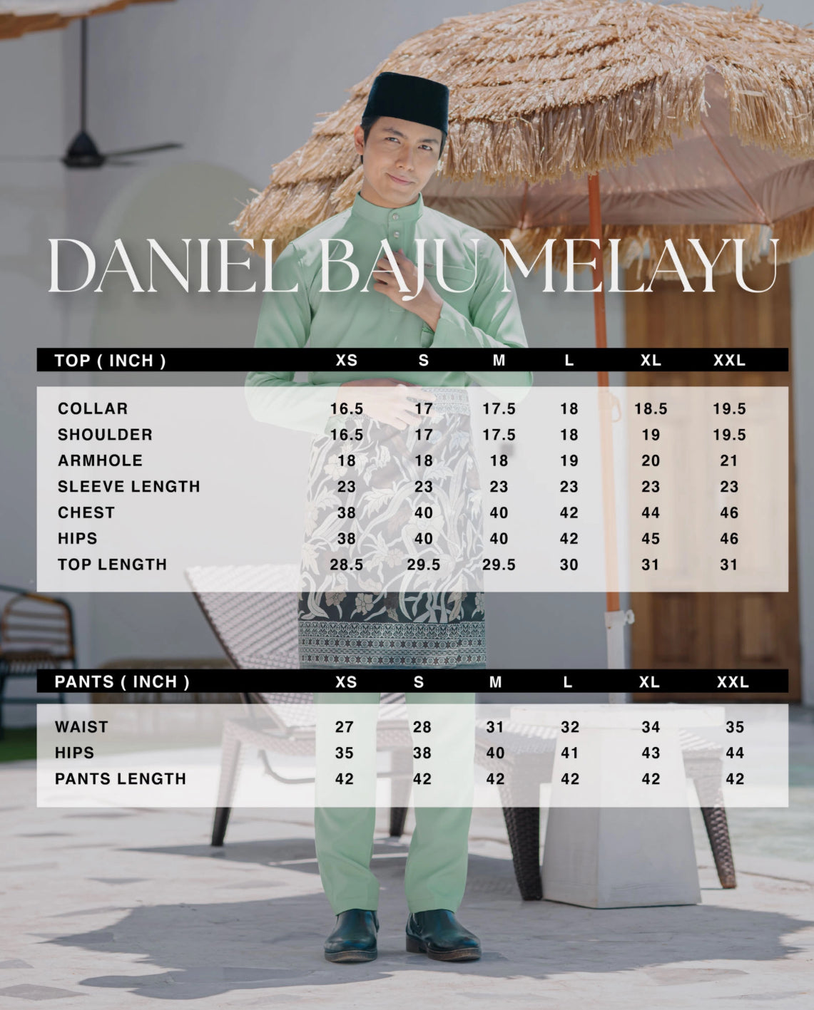 Daniel Baju Melayu(Pre-Order)