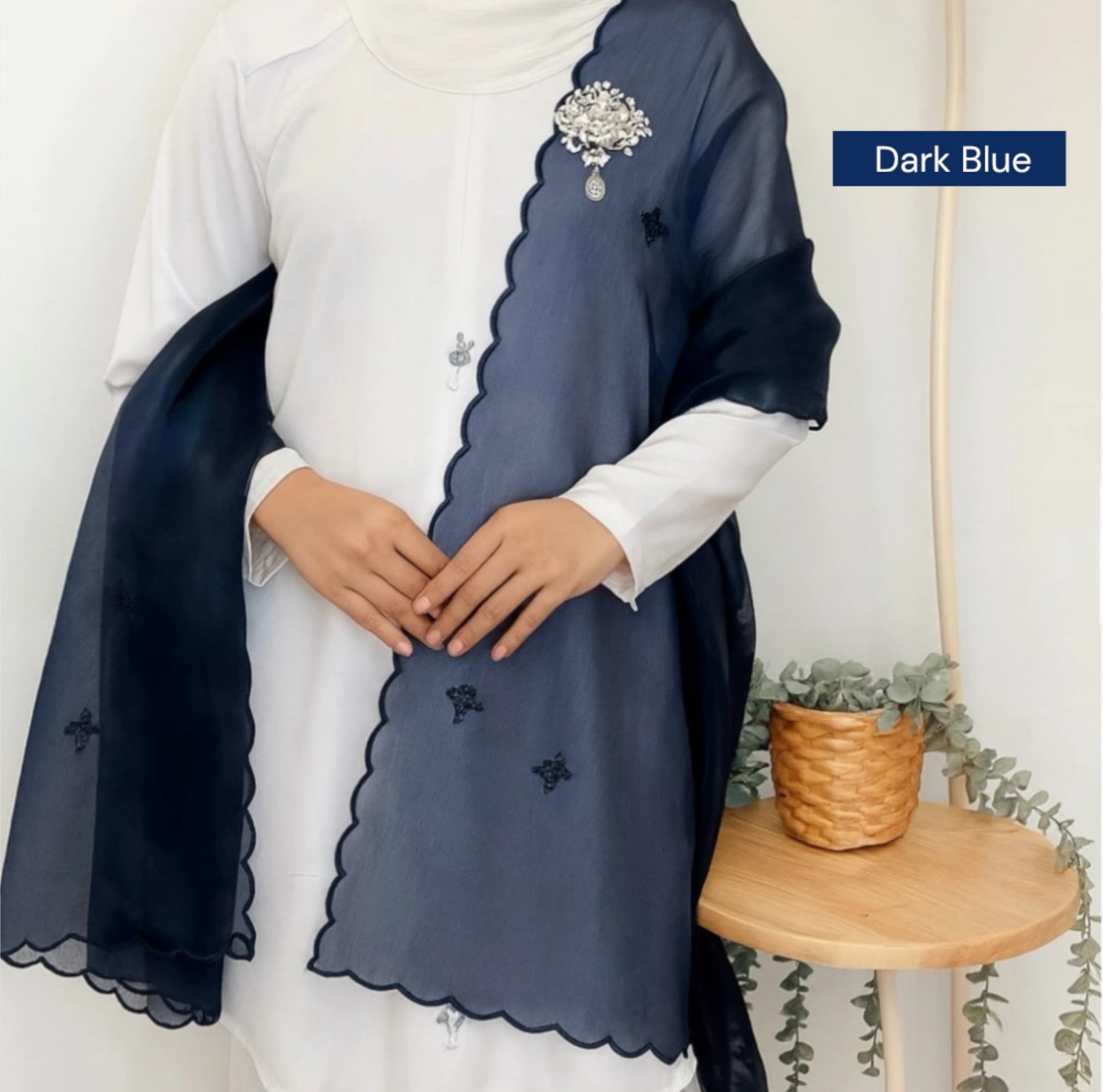 Organza Shawl/Selendang