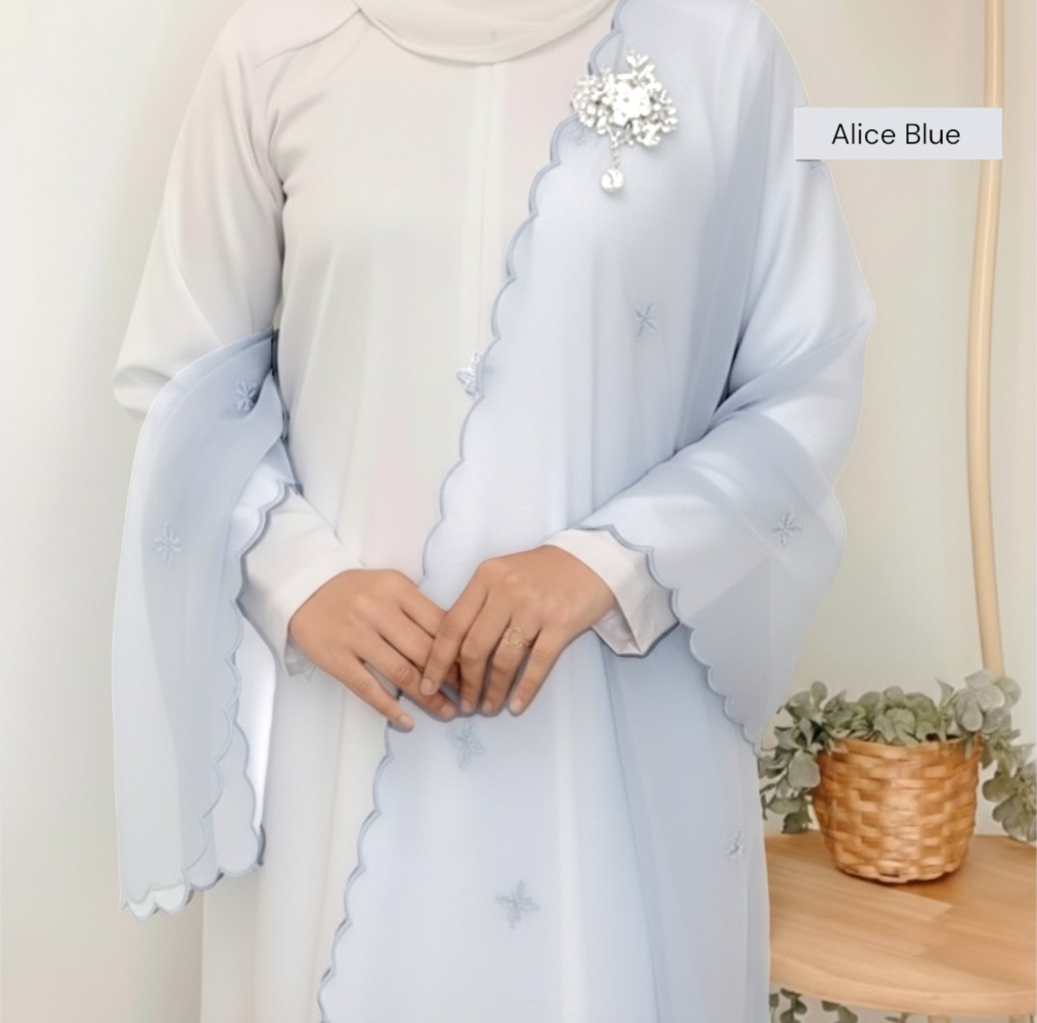 Organza Shawl/Selendang