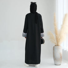 Load image into Gallery viewer, Keffiyeh inspired Abaya(excluding shawl)
