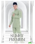 Baju Melayu Airis (SLIMFIT) Cekak Musang  Buttons not included