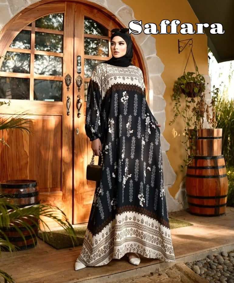 Printed Abaya
