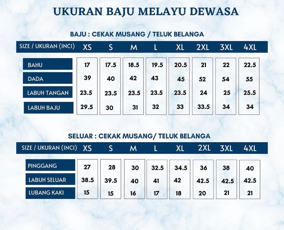 Baju Melayu Shameer (ADULT)