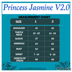 Princess Jasmine Dress V2.0(Dress only)