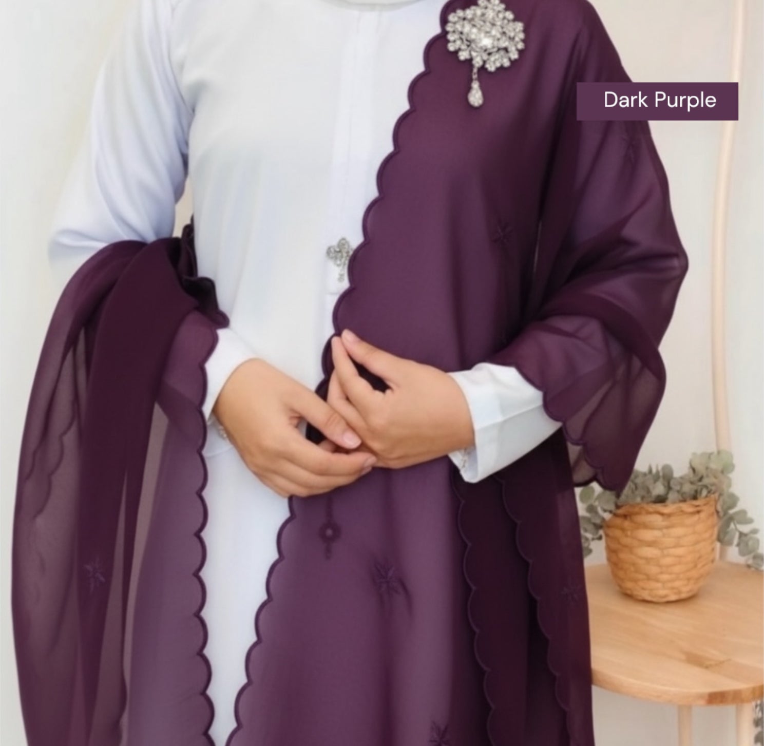 Organza Shawl/Selendang