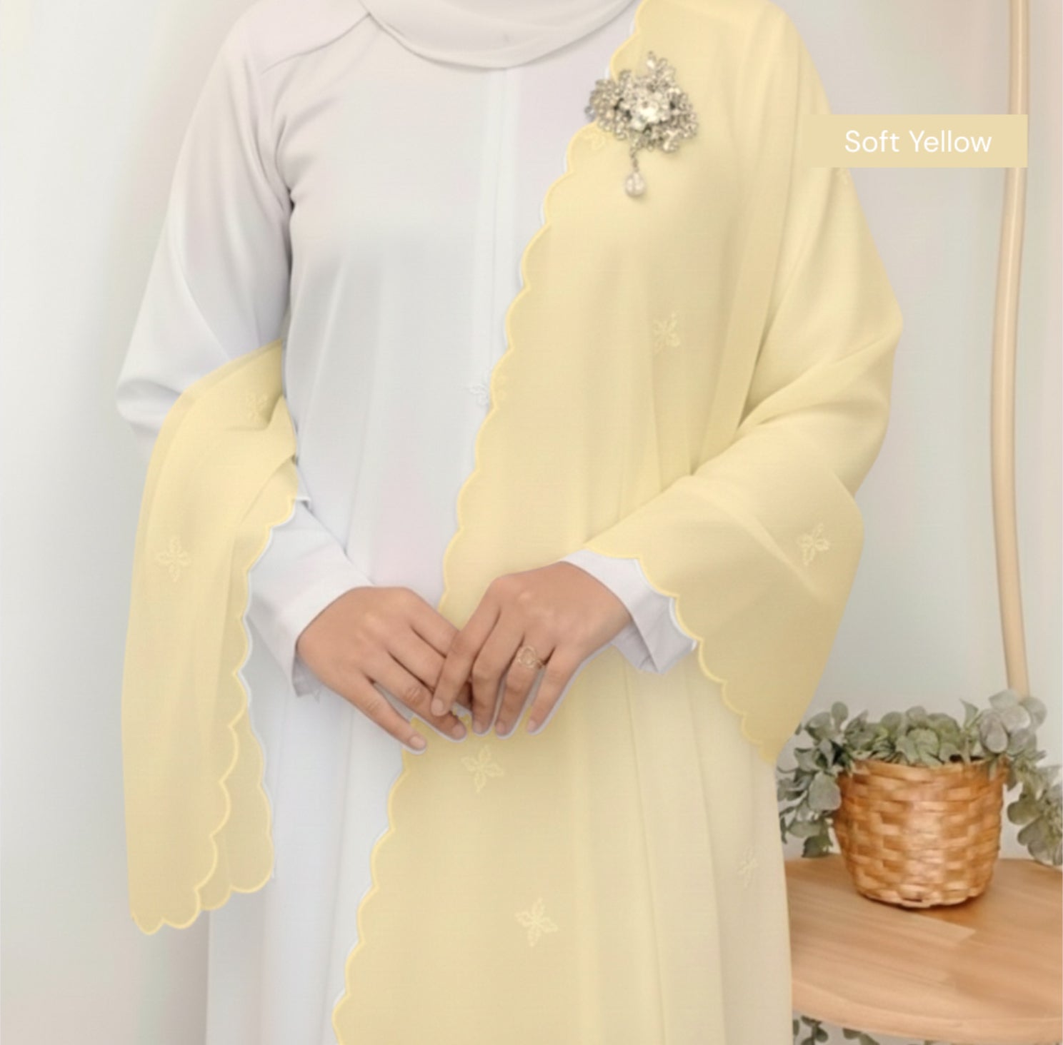 Organza Shawl/Selendang