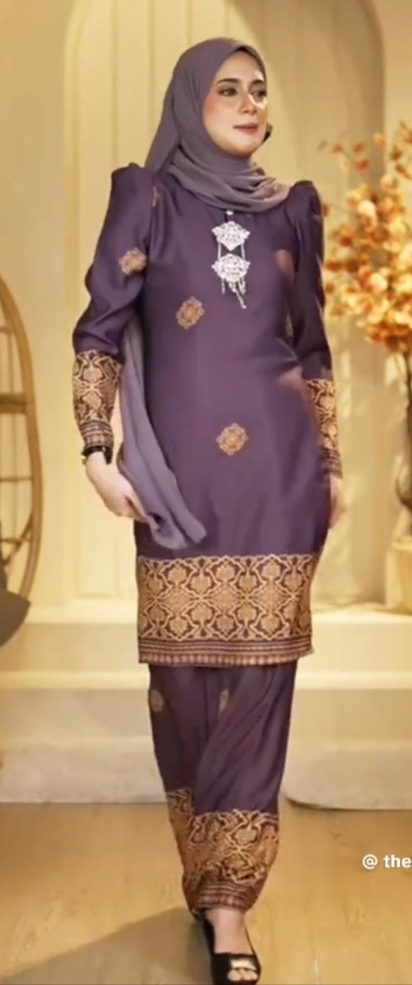 Adinda Kurung Songket Motif (MOM & DAUGHTER SET)