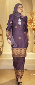 Adinda Kurung Songket Motif (MOM & DAUGHTER SET)